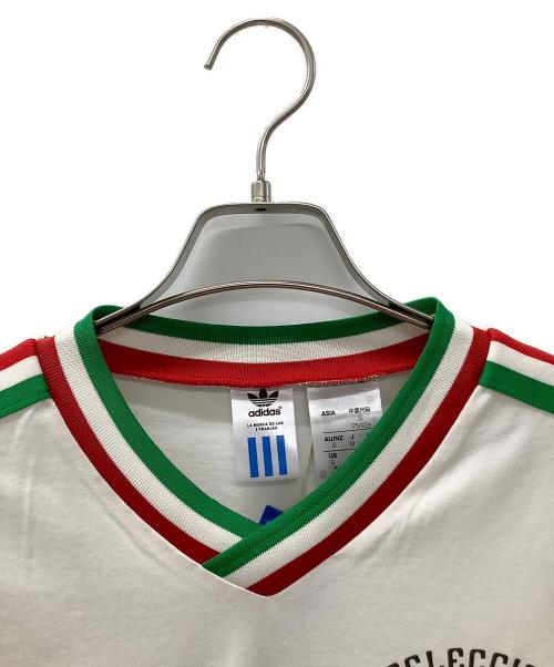 adidas（アディダス）adidas (アディダス) メキシコ 1985 アウェイジャージー ホワイト サイズ:M 未使用品の古着・服飾アイテム