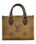 LOUIS VUITTON (ルイ ヴィトン) オンザゴーPM ブラウン：370000円