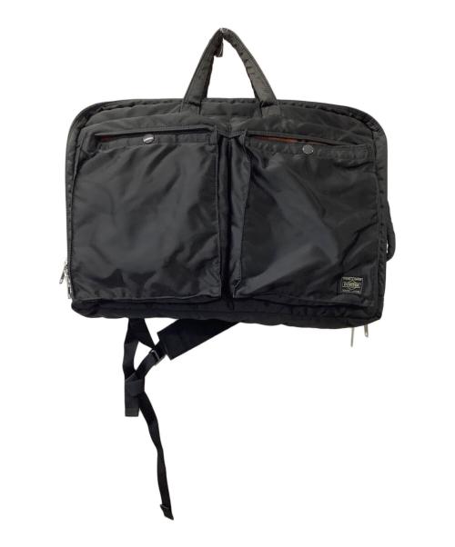 PORTER（ポーター）PORTER (ポーター) タンカー3WAY DOCUMENT BAG ブラックの古着・服飾アイテム