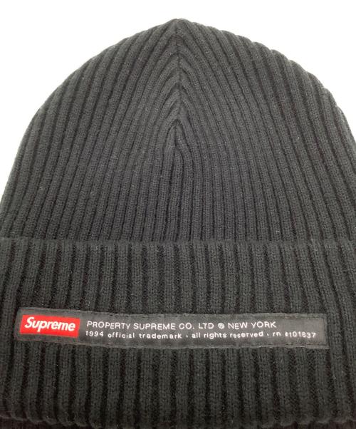 SUPREME（シュプリーム）SUPREME (シュプリーム) ニット帽 ブラックの古着・服飾アイテム