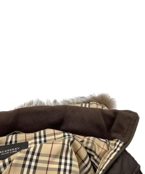BURBERRY BLACK LABEL（バーバリーブラックレーベル）BURBERRY BLACK LABEL (バーバリーブラックレーベル) ダウンコート ブラウン サイズ:Lの古着・服飾アイテム