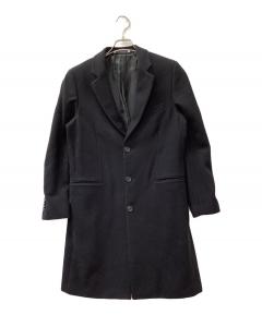 中古・古着通販】GUCCI (グッチ) ウールPコート ブラック サイズ:44R