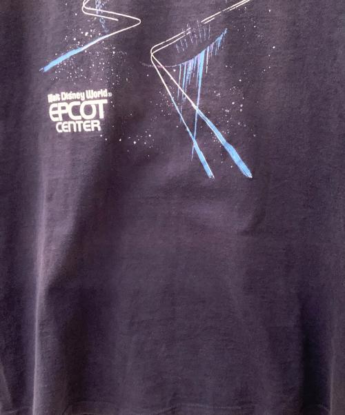DISNEY（ディズニ―）DISNEY (ディズニ―) Walt Disney World EPCOT CENTER 　Tシャツ ネイビー サイズ:XLの古着・服飾アイテム