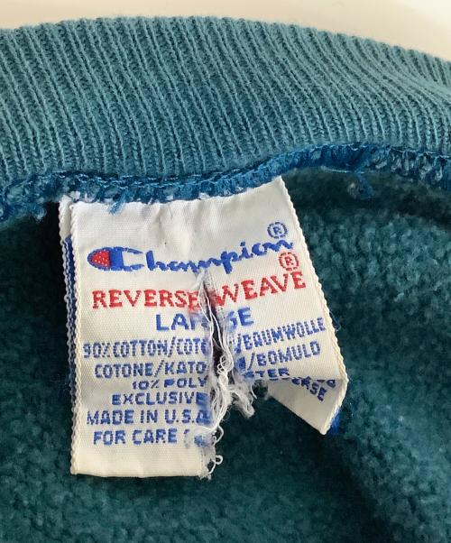 Champion REVERSE WEAVE（チャンピオン リバース ウィーブ）Champion REVERSE WEAVE (チャンピオン リバース ウィーブ) スウェット グリーン サイズ:Lの古着・服飾アイテム