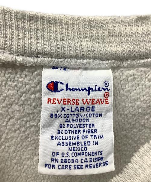 Champion REVERSE WEAVE（チャンピオン リバース ウィーブ）Champion REVERSE WEAVE (チャンピオン リバース ウィーブ) スウェット グレー サイズ:XLの古着・服飾アイテム