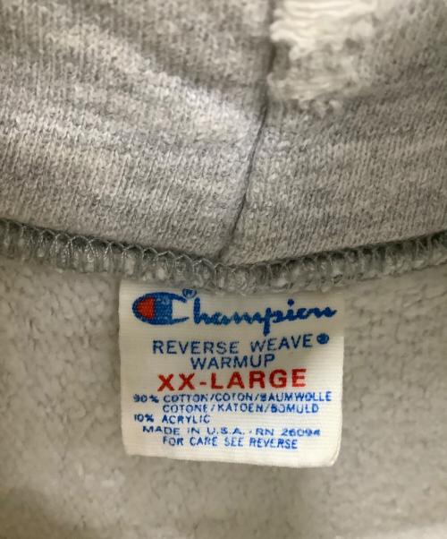 Champion REVERSE WEAVE（チャンピオン リバース ウィーブ）Champion REVERSE WEAVE (チャンピオン リバース ウィーブ) プルオーバーパーカー グレー サイズ:XXLの古着・服飾アイテム