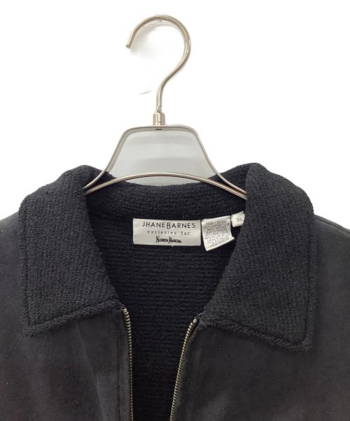 Jhane Barnes（Jhane Barnes）Jhane Barnes (Jhane Barnes) Neiman Marcus (ニーマンマーカス) 切替ジャケット ブラック サイズ:38の古着・服飾アイテム