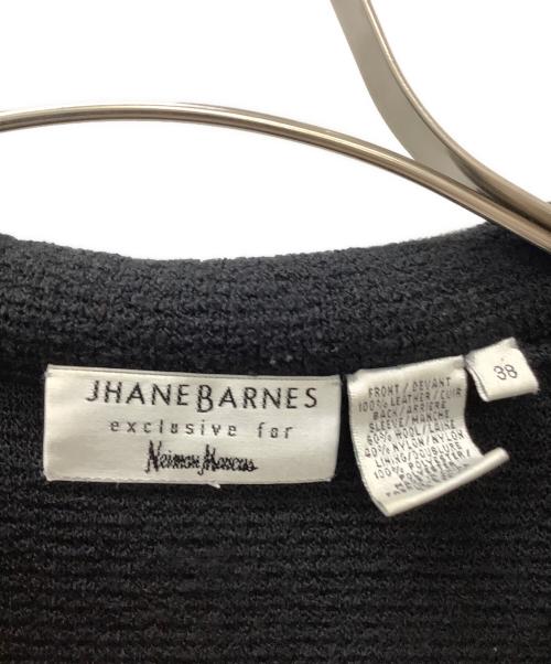 Jhane Barnes（Jhane Barnes）Jhane Barnes (Jhane Barnes) Neiman Marcus (ニーマンマーカス) 切替ジャケット ブラック サイズ:38の古着・服飾アイテム