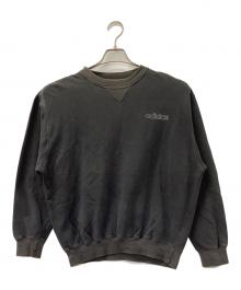 adidas（アディダス）の古着「スウェット」｜ブラック