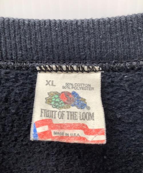 FRUIT OF THE LOOM（フルーツオブザルーム）FRUIT OF THE LOOM (フルーツオブザルーム) スウェット ブラック サイズ:XLの古着・服飾アイテム