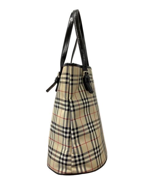 BURBERRY BLUE LABEL（バーバリー ブルー レーベル）BURBERRY BLUE LABEL (バーバリー ブルー レーベル) トートバッグ ベージュの古着・服飾アイテム