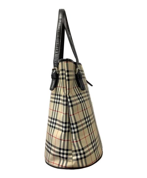 BURBERRY BLUE LABEL（バーバリー ブルー レーベル）BURBERRY BLUE LABEL (バーバリー ブルー レーベル) トートバッグ ベージュの古着・服飾アイテム