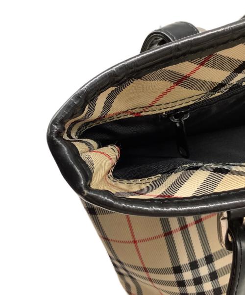 BURBERRY BLUE LABEL（バーバリー ブルー レーベル）BURBERRY BLUE LABEL (バーバリー ブルー レーベル) トートバッグ ベージュの古着・服飾アイテム