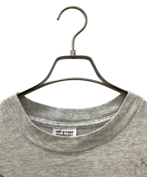 rel e vant products（レラバント プロダクツ）rel e vant products (レラバント プロダクツ) ダンデライオン 半袖Tシャツ グレー サイズ:XLの古着・服飾アイテム
