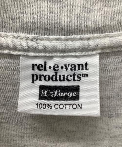 rel e vant products（レラバント プロダクツ）rel e vant products (レラバント プロダクツ) ダンデライオン 半袖Tシャツ グレー サイズ:XLの古着・服飾アイテム