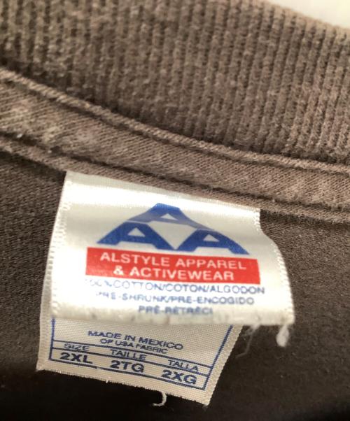 ALSTYLE APPAREL & ACTIVEWEAR（アレスタイルアパレル＆アクティブウェア）ALSTYLE APPAREL & ACTIVEWEAR (アレスタイルアパレル＆アクティブウェア) Beatles LET IT BE 半袖Tシャツ ブラウン サイズ:2XLの古着・服飾アイテム
