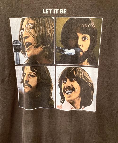 ALSTYLE APPAREL & ACTIVEWEAR（アレスタイルアパレル＆アクティブウェア）ALSTYLE APPAREL & ACTIVEWEAR (アレスタイルアパレル＆アクティブウェア) Beatles LET IT BE 半袖Tシャツ ブラウン サイズ:2XLの古着・服飾アイテム