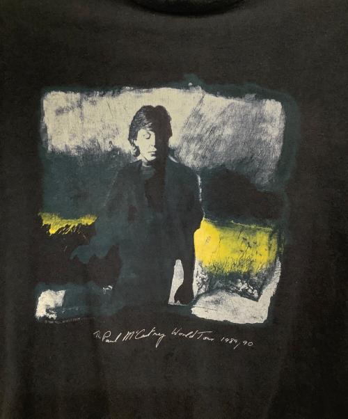 BROCKUM（ブロッカム）BROCKUM (ブロッカム) The Paul McCartney World Tour 1989/90 半袖Tシャツ ブラック サイズ:XLの古着・服飾アイテム