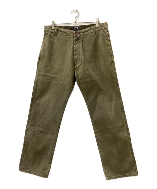 stussy（ステューシー）stussy (ステューシー) デニムパンツ カーキ サイズ:34の古着・服飾アイテム