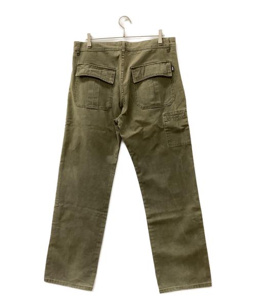 stussy（ステューシー）stussy (ステューシー) デニムパンツ カーキ サイズ:34の古着・服飾アイテム