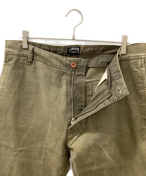 stussy（ステューシー）stussy (ステューシー) デニムパンツ カーキ サイズ:34の古着・服飾アイテム