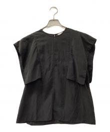 CLANE（クラネ）の古着「CLANE SQUARE SLEEVE BLOUSE」｜ブラック