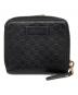 GUCCI（グッチ）の古着「グッチシマ ラウンドファスナー財布」｜ブラック