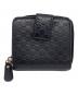 GUCCI (グッチ) グッチシマ ラウンドファスナー財布 ブラック：18000円