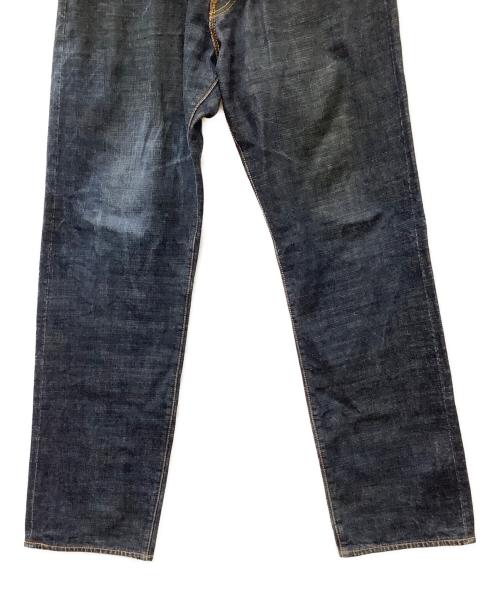 EVISU（エヴィス）EVISU (エヴィス) 家紋カモメバックペイント インディゴ サイズ:W34×L34の古着・服飾アイテム