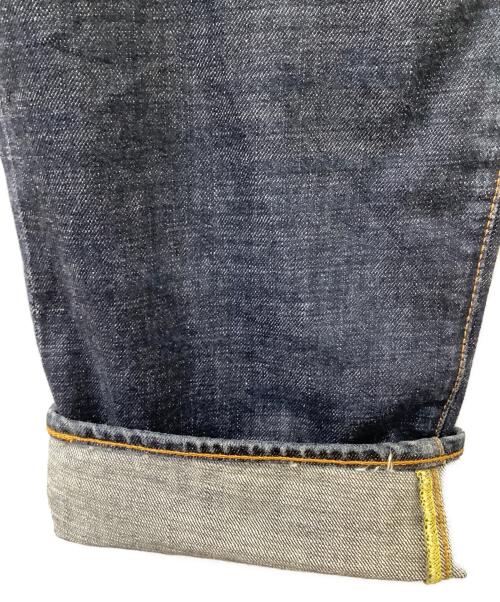 EVISU（エヴィス）EVISU (エヴィス) 家紋カモメバックペイント インディゴ サイズ:W34×L34の古着・服飾アイテム