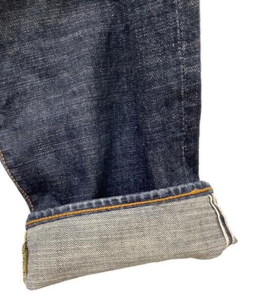 EVISU（エヴィス）EVISU (エヴィス) 家紋カモメバックペイント インディゴ サイズ:W34×L34の古着・服飾アイテム
