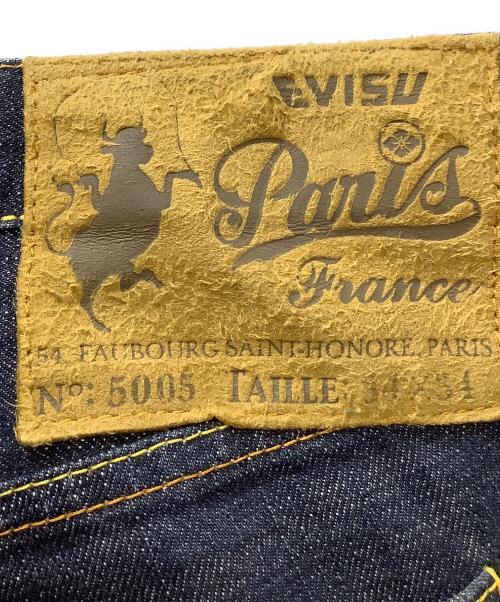 EVISU（エヴィス）EVISU (エヴィス) 家紋カモメバックペイント インディゴ サイズ:W34×L34の古着・服飾アイテム