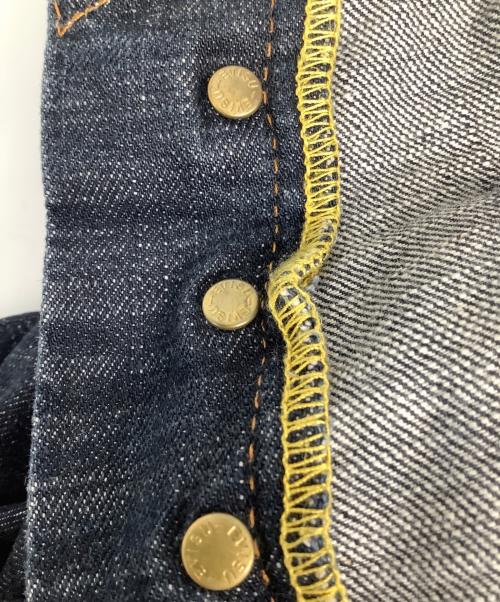 EVISU（エヴィス）EVISU (エヴィス) 家紋カモメバックペイント インディゴ サイズ:W34×L34の古着・服飾アイテム