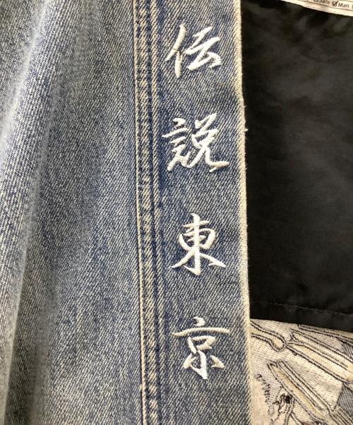 LEGENDA（レジェンダ）LEGENDA (レジェンダ) 伝説東京 太夫刺繍法被 スカイブルー サイズ:Fの古着・服飾アイテム