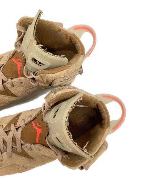 NIKE（ナイキ）NIKE (ナイキ) Travis Scott × Nike Air Jordan 6 カーキ サイズ:US9の古着・服飾アイテム