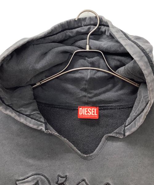 DIESEL（ディーゼル）DIESEL (ディーゼル) 24AW S-BOXT-HOOD-RAW グレー サイズ:Sの古着・服飾アイテム