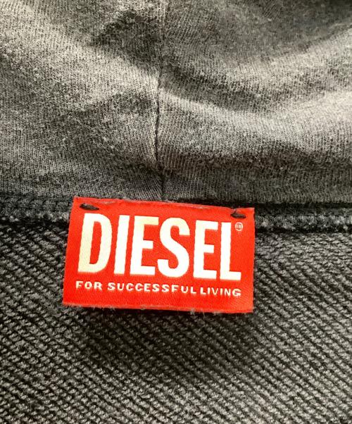 DIESEL（ディーゼル）DIESEL (ディーゼル) 24AW S-BOXT-HOOD-RAW グレー サイズ:Sの古着・服飾アイテム