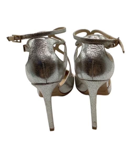 JIMMY CHOO（ジミーチュウ）JIMMY CHOO (ジミーチュウ) LANCER 100 シルバーカラー サイズ:36の古着・服飾アイテム