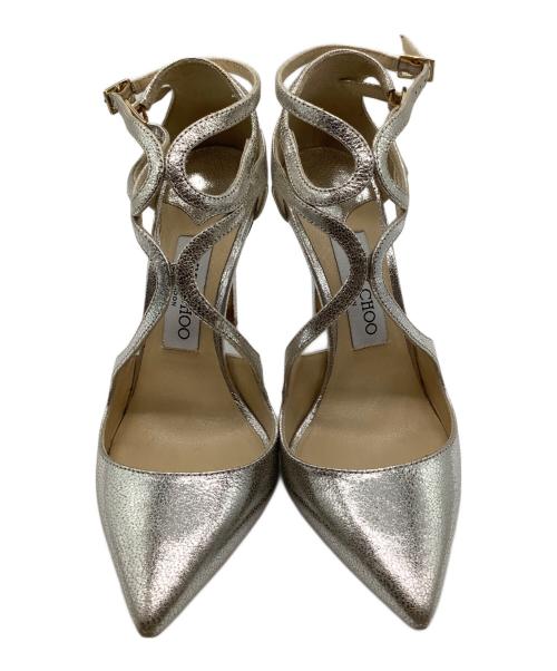 JIMMY CHOO（ジミーチュウ）JIMMY CHOO (ジミーチュウ) LANCER 100 シルバーカラー サイズ:36の古着・服飾アイテム