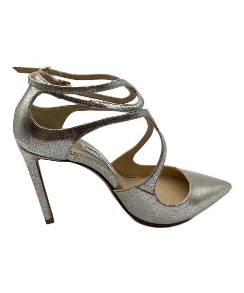 JIMMY CHOO（ジミーチュウ）JIMMY CHOO (ジミーチュウ) LANCER 100 シルバーカラー サイズ:36の古着・服飾アイテム