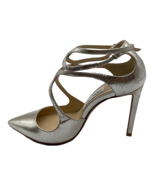 JIMMY CHOO（ジミーチュウ）JIMMY CHOO (ジミーチュウ) LANCER 100 シルバーカラー サイズ:36の古着・服飾アイテム