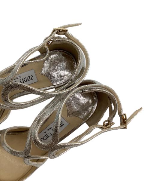 JIMMY CHOO（ジミーチュウ）JIMMY CHOO (ジミーチュウ) LANCER 100 シルバーカラー サイズ:36の古着・服飾アイテム
