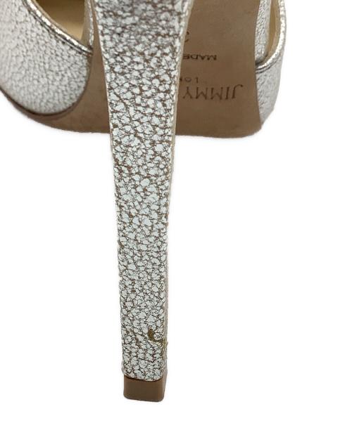 JIMMY CHOO（ジミーチュウ）JIMMY CHOO (ジミーチュウ) LANCER 100 シルバーカラー サイズ:36の古着・服飾アイテム