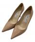 JIMMY CHOO（ジミーチュウ）の古着「パンプス」｜ベージュ