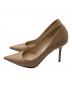 JIMMY CHOO (ジミーチュウ) パンプス ベージュ サイズ:36 1/2：8000円