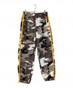 SUPREMEシュプリーム）の古着「25SS CONTRAST ZIP WARM UP PANT SNOW CAMO」｜グレー