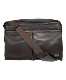 PORTER（ポーター）の古着「AMAZE SHOULDER BAG」｜ブラウン