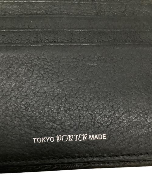 PORTER（ポーター）PORTER (ポーター) 2つ折り財布 ブラック×グレーの古着・服飾アイテム