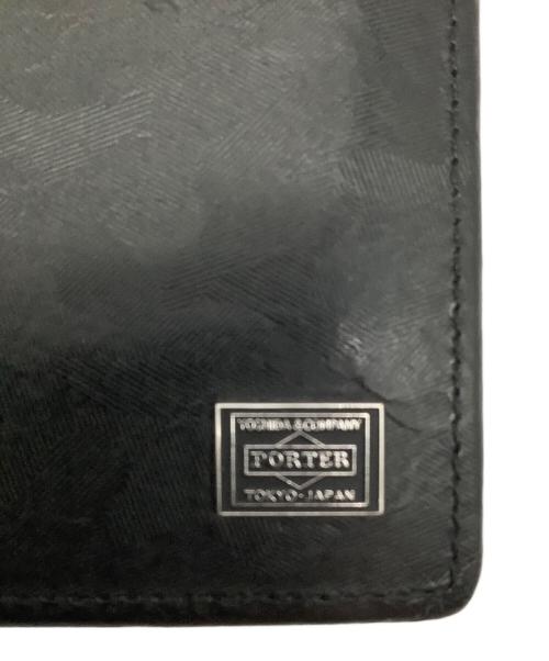 PORTER（ポーター）PORTER (ポーター) 2つ折り財布 ブラック×グレーの古着・服飾アイテム