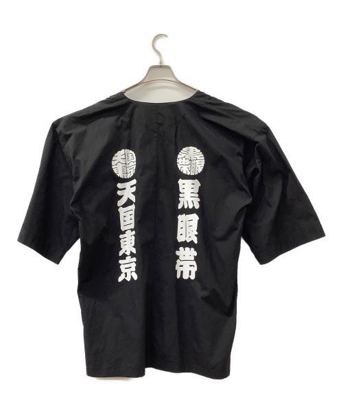 WACKO MARIA（ワコマリア）WACKO MARIA (ワコマリア) BlackEyePatch (ブラックアイパッチ) ダボシャツ ブラック サイズ:Lの古着・服飾アイテム